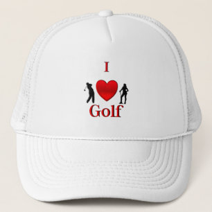 Jag älskar golf truckerkeps