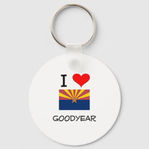 Jag älskar GOODYEAR Arizona Nyckelring
