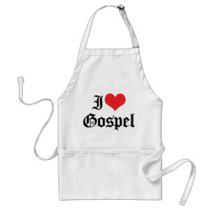 Jag älskar gospel förkläde