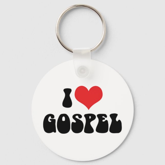 Jag älskar Gospel Nyckelring (Framsida)