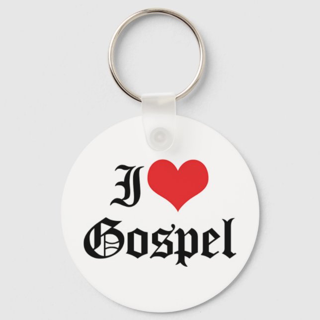 Jag älskar Gospel Nyckelring (Framsida)