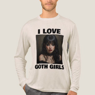 JAG ÄLSKAR GOTH-FLICKOR T-SHIRT