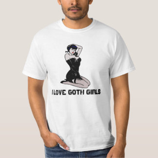 Jag älskar Goth Girls, T-shirts