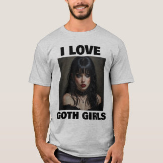 JAG ÄLSKAR GOTHFlickor T-SHIRT