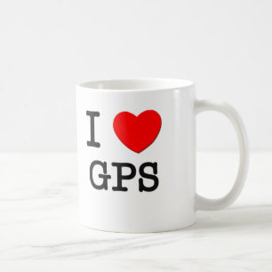 Jag älskar Gps Kaffemugg