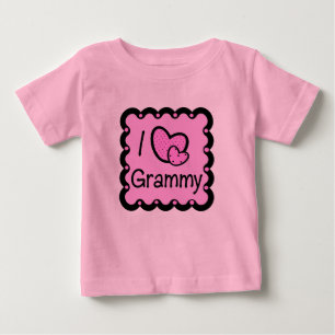 Jag älskar Grammy den gulliga T-tröja T-shirt