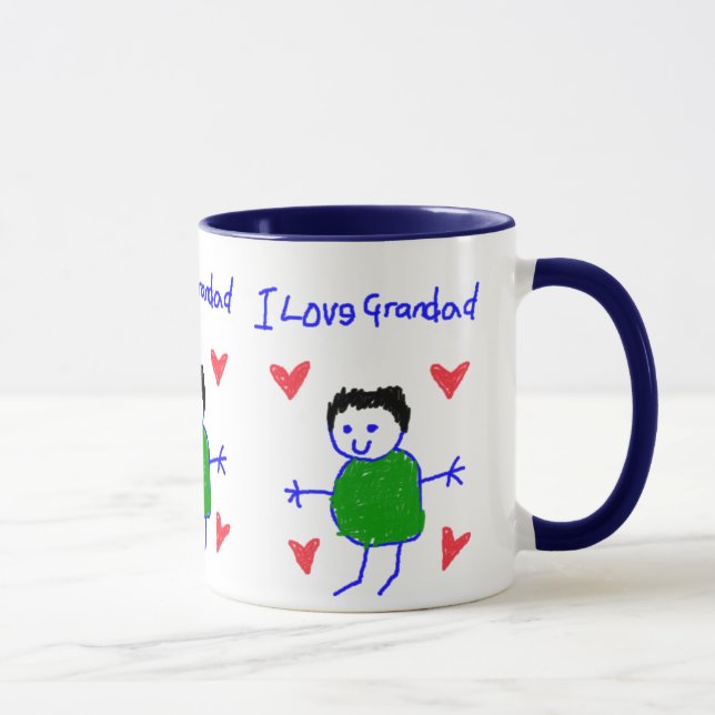 Jag älskar grandaden mugg (Höger)