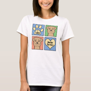 Jag älskar gränsTerriers T-shirt