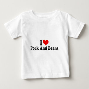 Jag älskar gris och bönor t-shirt