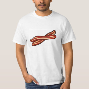 Jag älskar grisen för remsor för bacon för kon t-shirt
