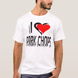 Jag älskar griskotletter -- T-tröja T Shirt