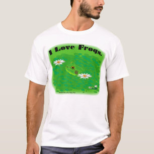 Jag älskar grodor t shirt