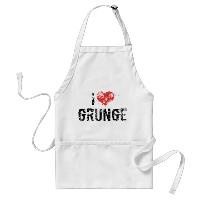 Jag älskar Grunge Förkläde (Framsidan)