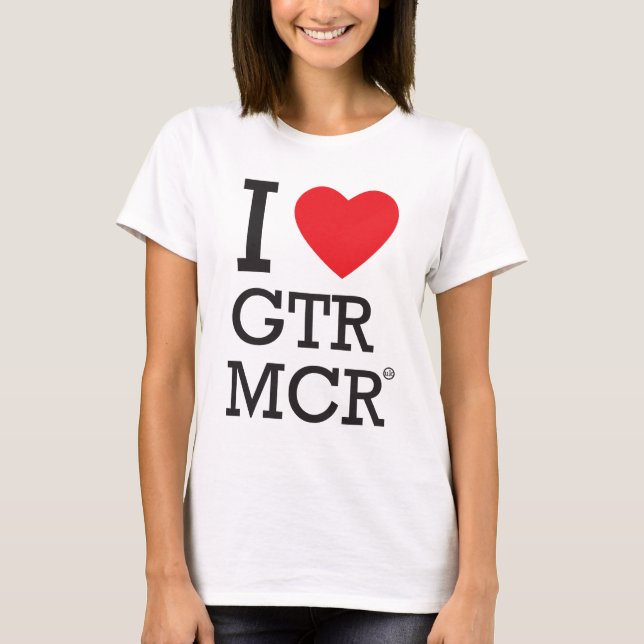 Jag älskar GTR MCR Tee Shirt (Framsida)