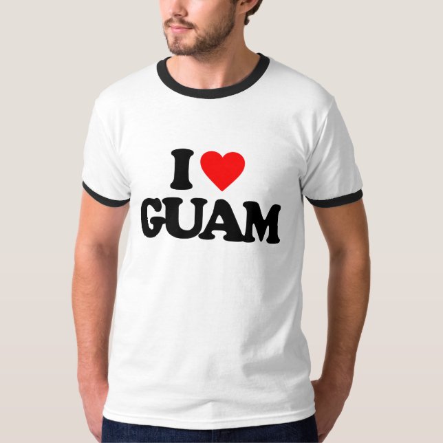 JAG ÄLSKAR GUAM TEE SHIRT (Framsida)