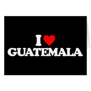 JAG ÄLSKAR GUATEMALA OBS KORT
