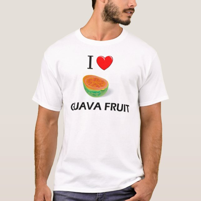 Jag älskar Guavafrukt T-shirt (Framsida)