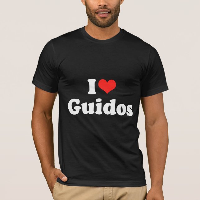 Jag älskar Guidos Tee Shirt (Framsida)