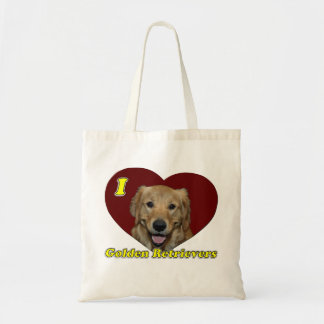 Jag älskar guld- Retrievers Tygkasse