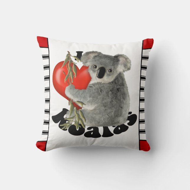 Jag älskar gulliga Koalas Kudde (Framsida)