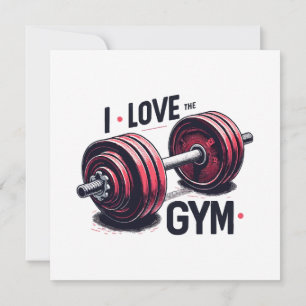 Jag älskar gymmet inbjudningar