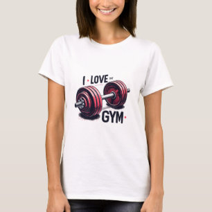 Jag älskar gymmet t shirt