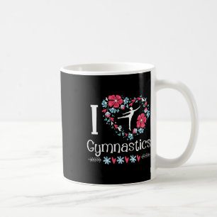 Jag älskar gymnastik - Gymnast Akrobatisk Tumbling Kaffemugg