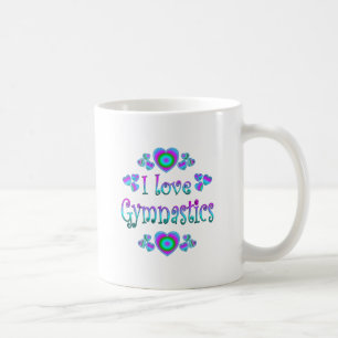 Jag älskar gymnastik kaffemugg
