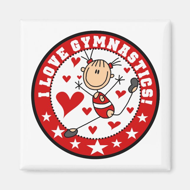 Jag älskar gymnastik magnet (Framsidan)