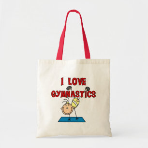 Jag älskar gymnastik tygkasse