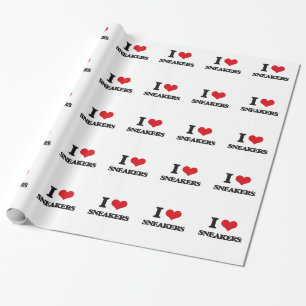 Jag älskar gymnastikskor presentpapper
