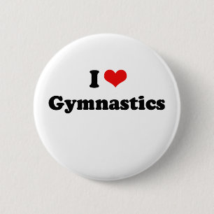 Jag älskar gymnastiktshirten knapp