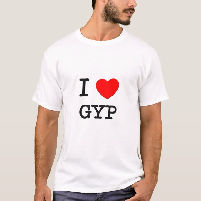 Jag älskar gypen t-shirt (Framsida)