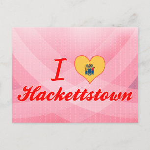 Jag älskar Hackettstown, New Jersey Vykort