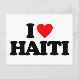 JAG ÄLSKAR HAITI VYKORT