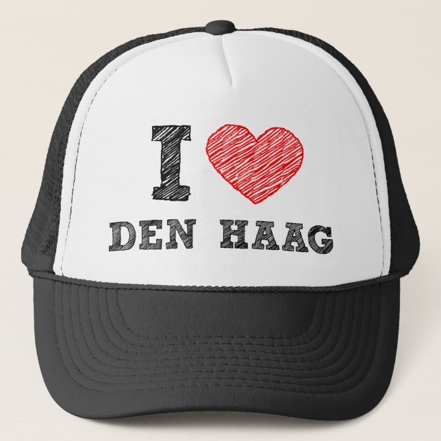 Jag älskar hålan Haag Truckerkeps (Framsida)
