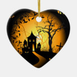 Jag älskar Halloween Julgransprydnad Keramik