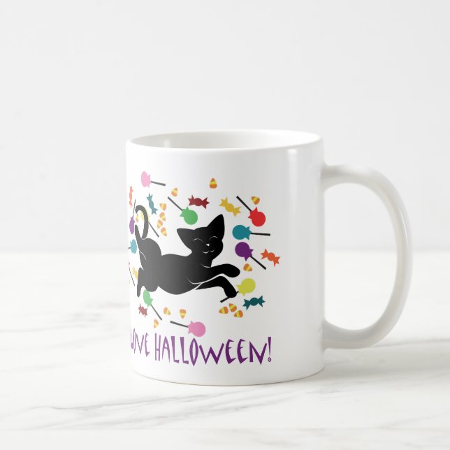 Jag älskar Halloween! Kaffemugg (Höger)