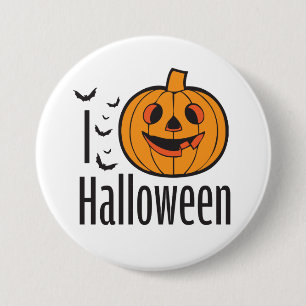 JAG ÄLSKAR HALLOWEEN knäppas Knapp