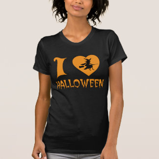Jag älskar Halloween med den läskiga häxan som T-shirt
