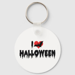 Jag älskar Halloween-nyckelring Nyckelring