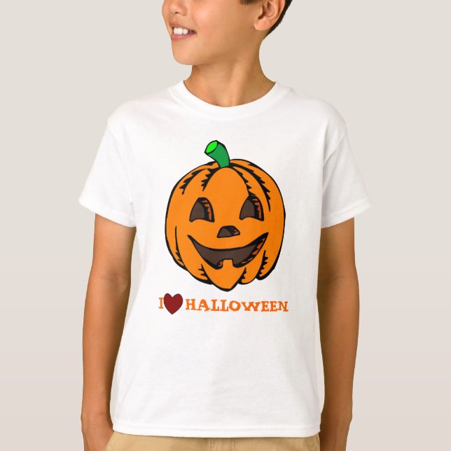 JAG ÄLSKAR HALLOWEEN TEE (Framsida)