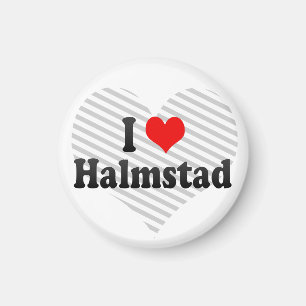 Jag älskar Halmstad, sverige Magnet