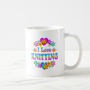 Jag älskar handarbete kaffemugg