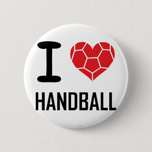 Jag älskar handboll knapp
