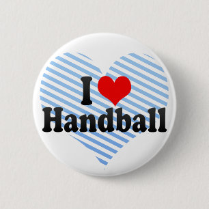 Jag älskar handboll knapp