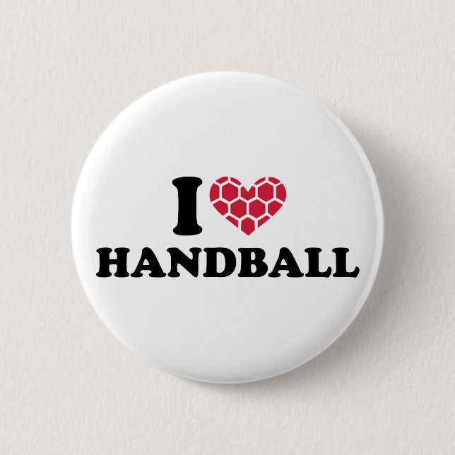 Jag älskar handboll knapp (Framsida)