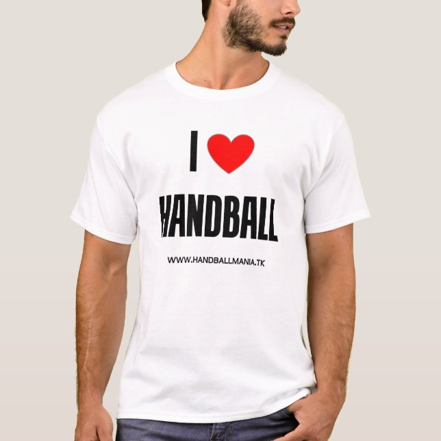 Jag älskar handboll t-shirt (Framsida)