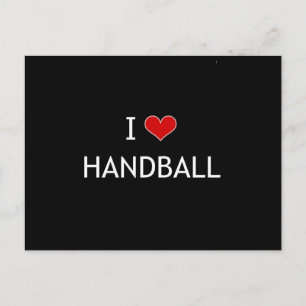 Jag älskar handboll vykort