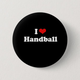 Jag älskar handbolltshirten knapp
